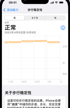 阜龙乡iPhone手机维修如何在iPhone开启'步行稳定性通知'