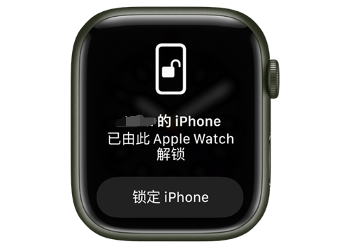 阜龙乡苹果手机维修分享用 AppleWatch 解锁配备面容 ID 的 iPhone方法 