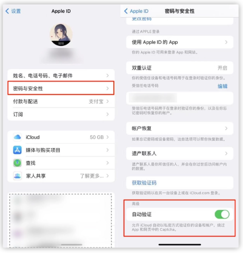 阜龙乡苹果手机维修分享iOS 16 自动验证功能开启方法 