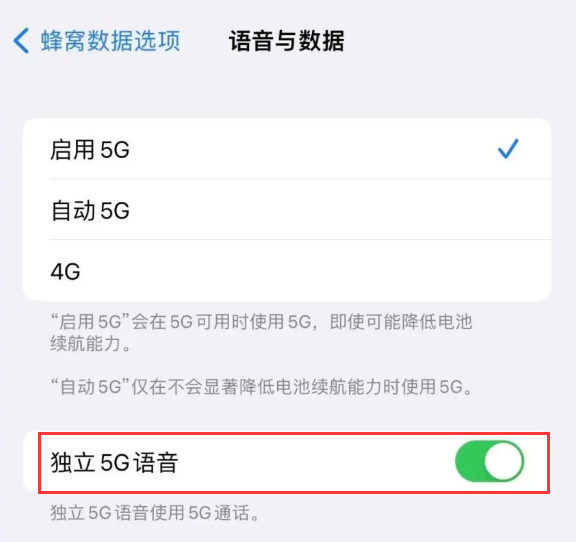阜龙乡苹果14维修分享iPhone 14 Pro如何开启VoNR 
