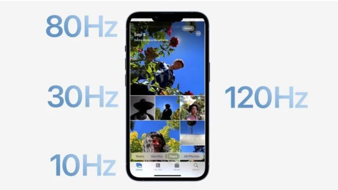 阜龙乡苹果14维修分享iPhone 14有高刷吗 