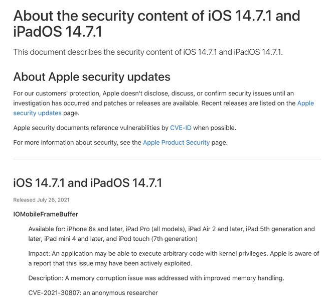 阜龙乡苹果手机维修分享iOS 14.7.1 正式版更新内容及升级方法 